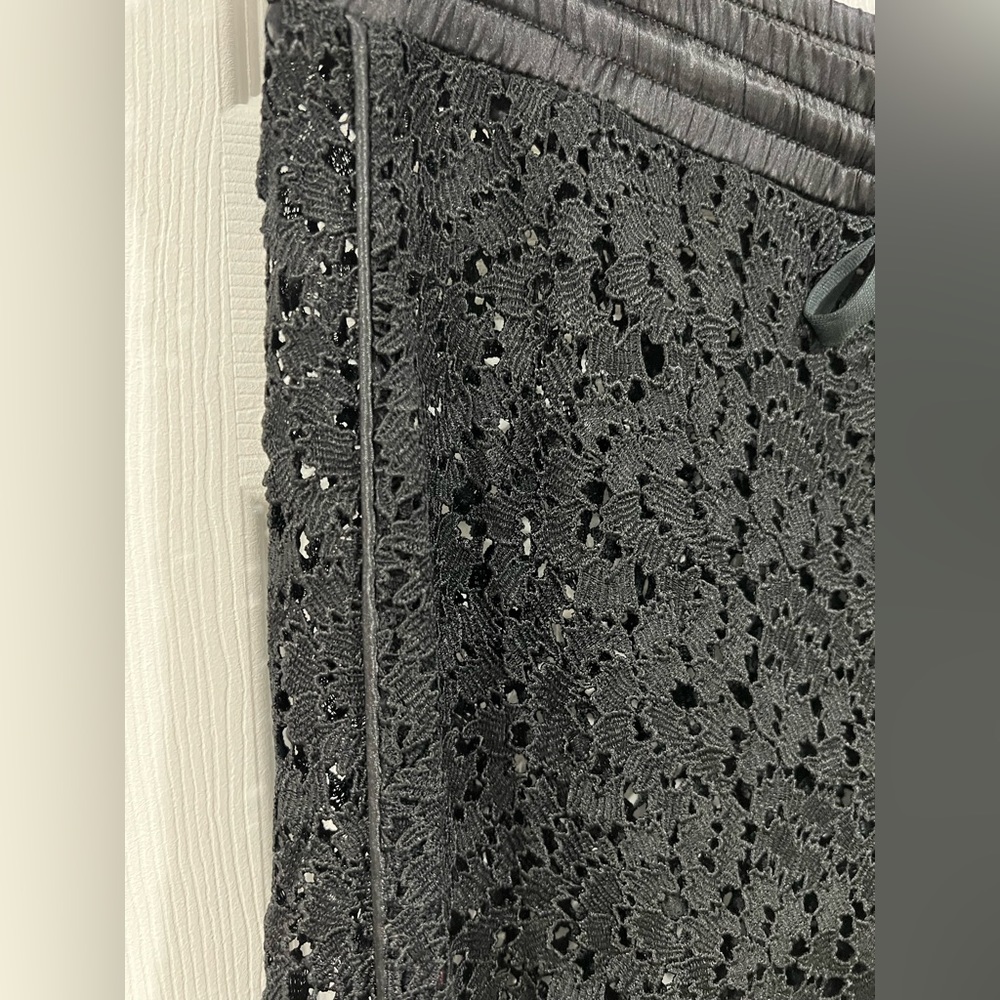 Adam Lippes Lace Drawstring pant - Picture 2 of 8